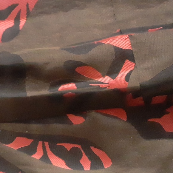 Banana Republic Dark Green And Red Jigsaw Pleated Mini Skirt Womens Size 4 - Picture 5 of 10